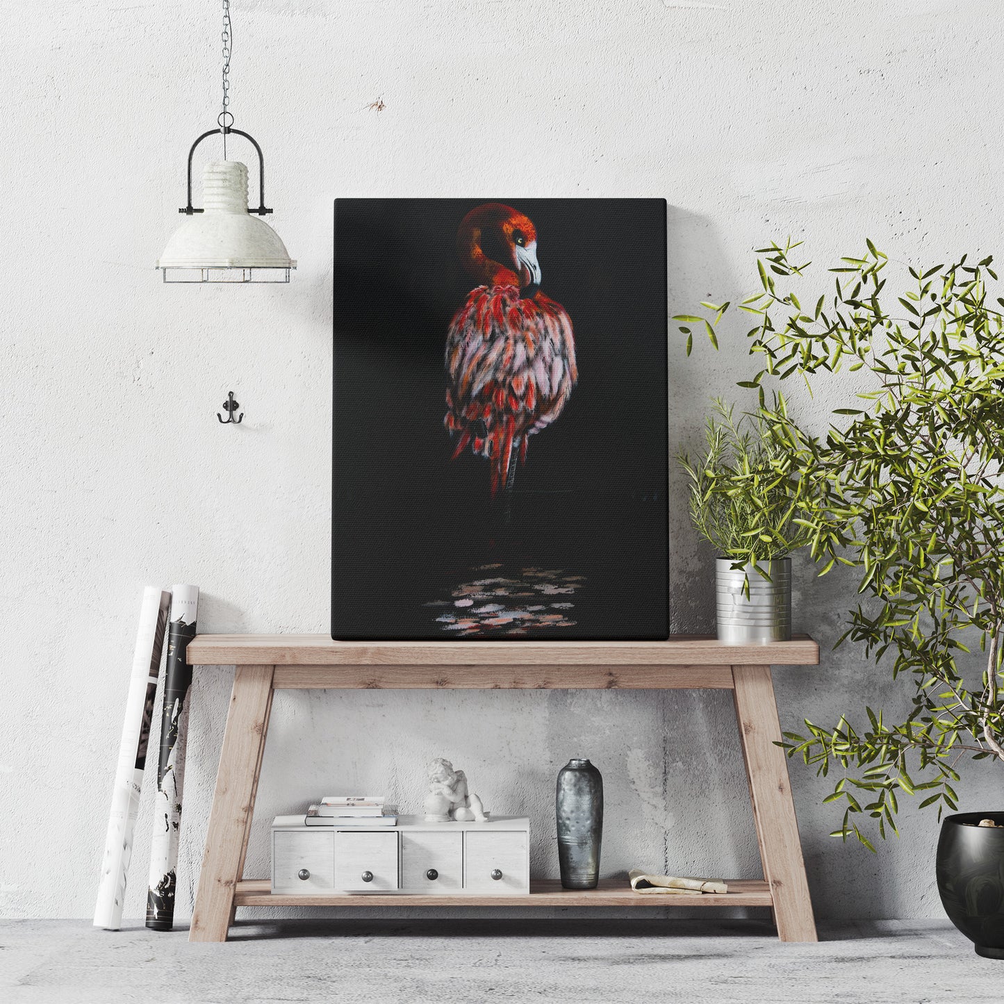 Le flamant rose - Ady's Art