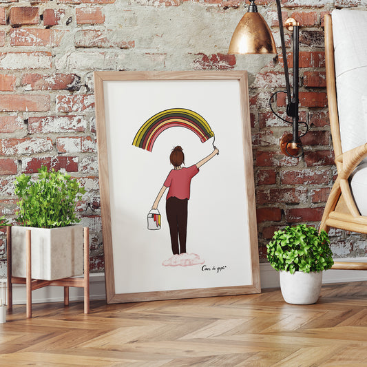 L'arc-en-ciel - Cœur de graph