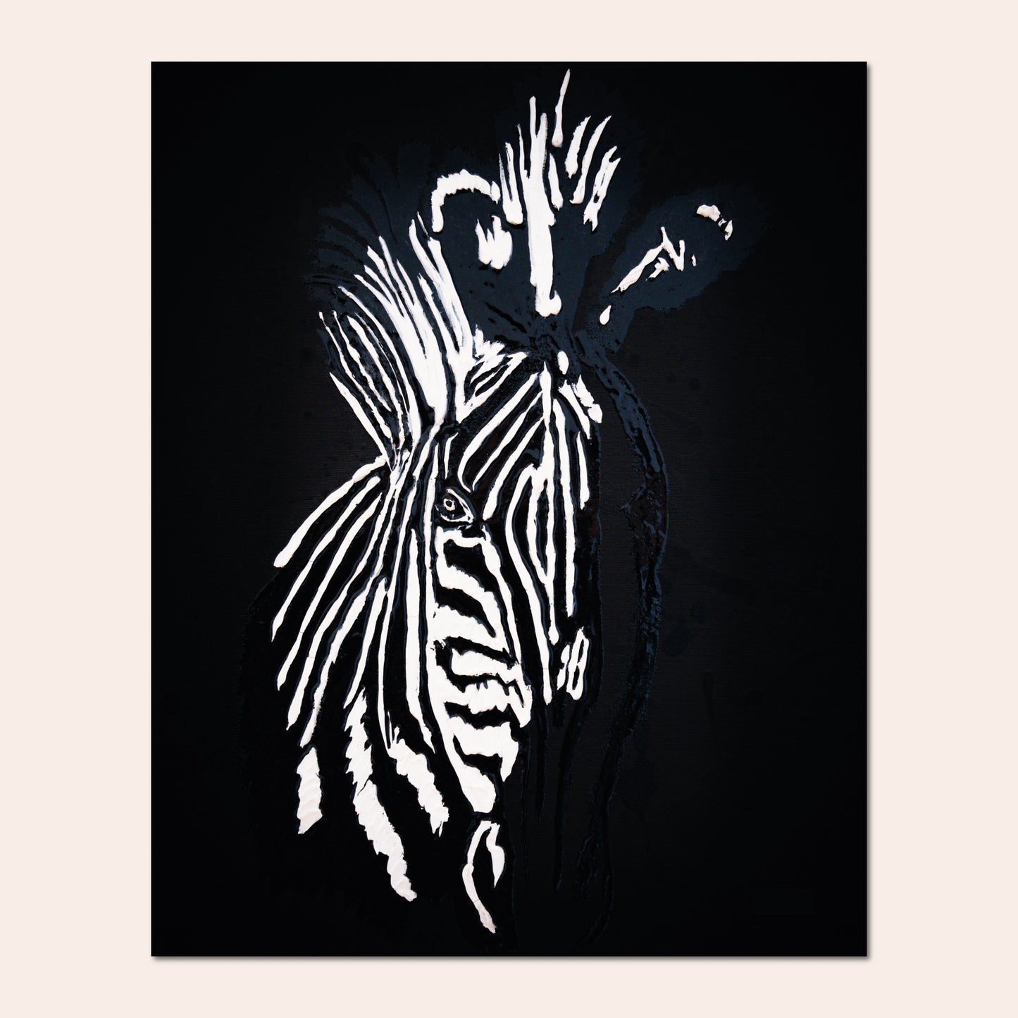 Le zèbre - Ady's Art