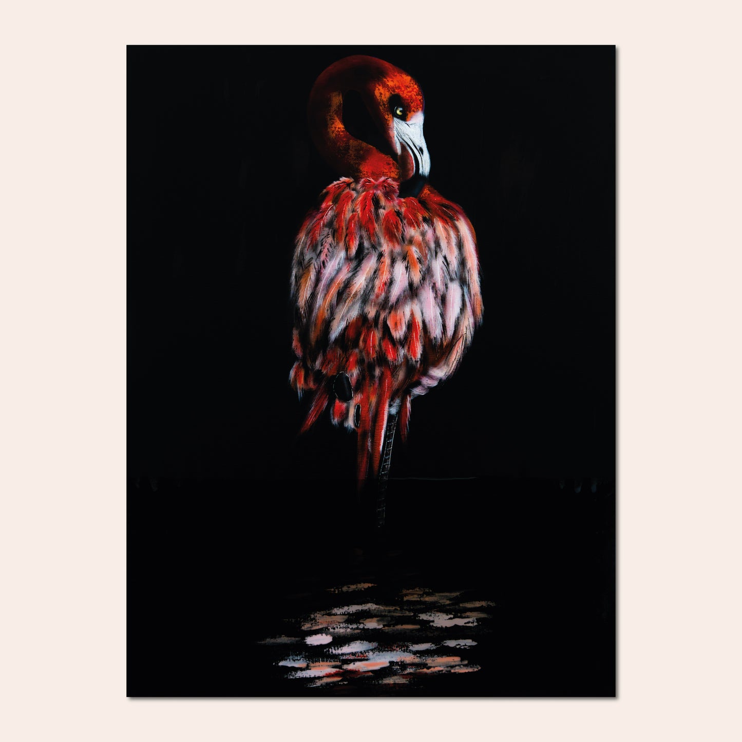 Le flamant rose - Ady's Art