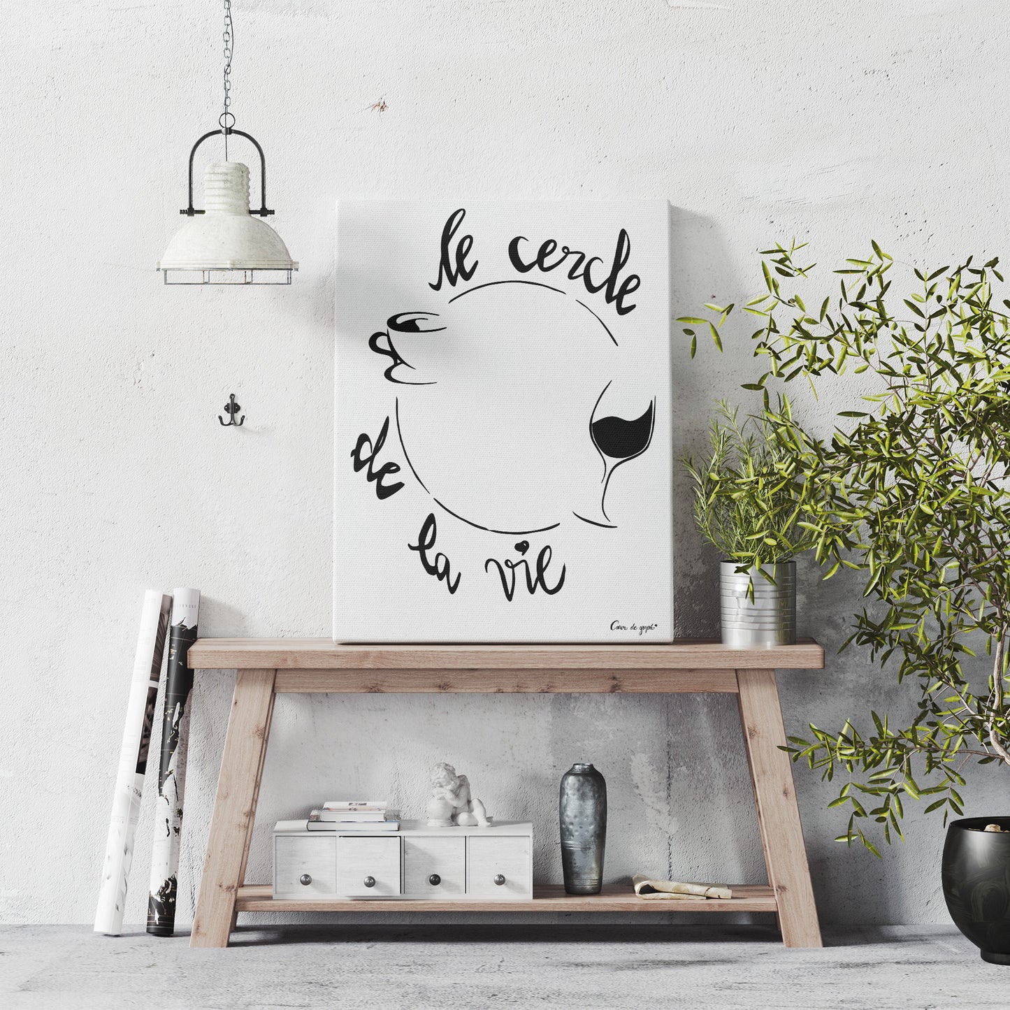 Le cercle de la vie  - Cœur de graph