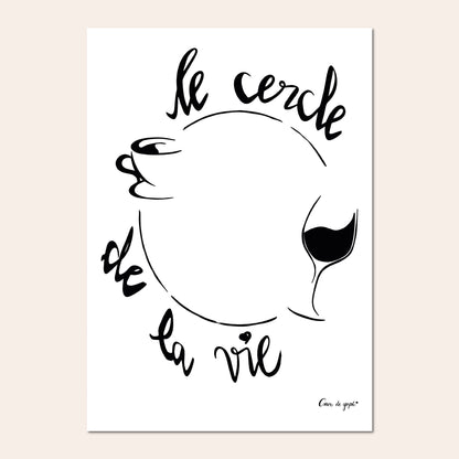 Le cercle de la vie  - Cœur de graph