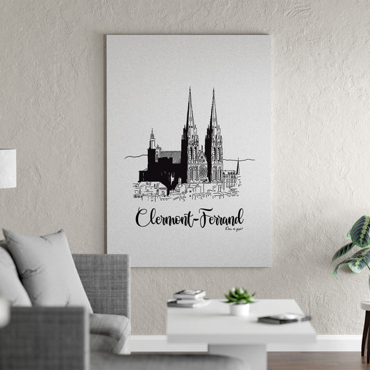 Clermont-Ferrand : la cathédrale - Cœur de graph