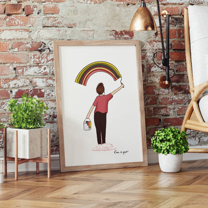 L'arc-en-ciel - Cœur de graph