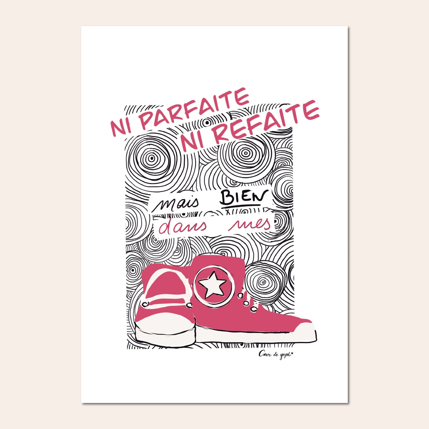 Bien dans mes baskets - Cœur de graph