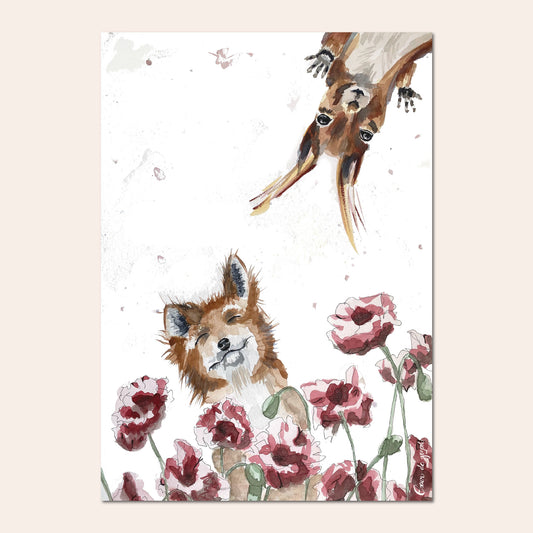 Écureuil et renard - Cœur de graph