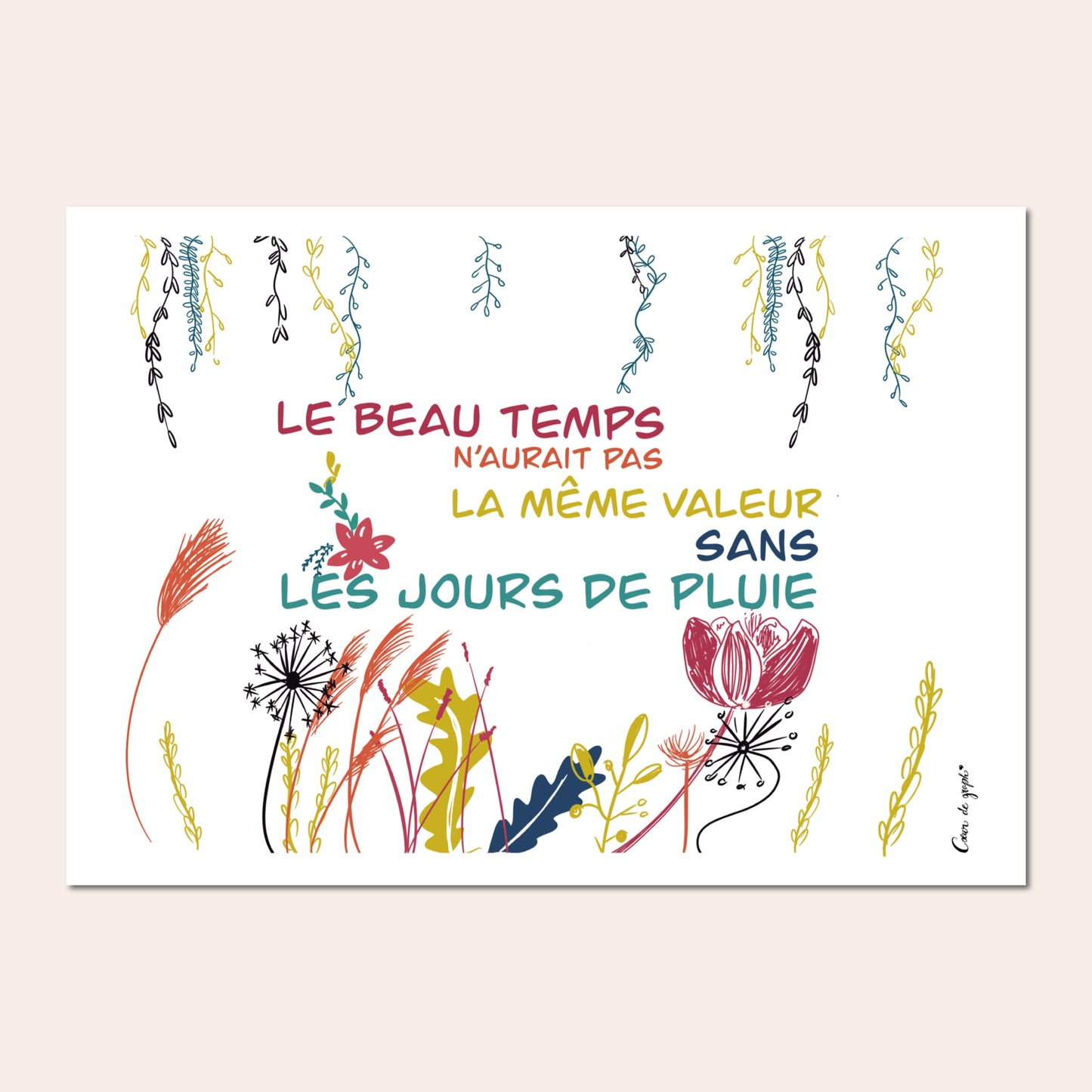 Le beau temps - Cœur de graph