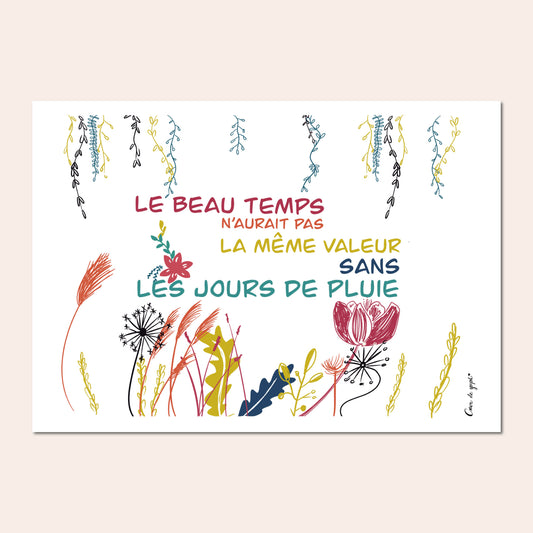 Le beau temps - Cœur de graph