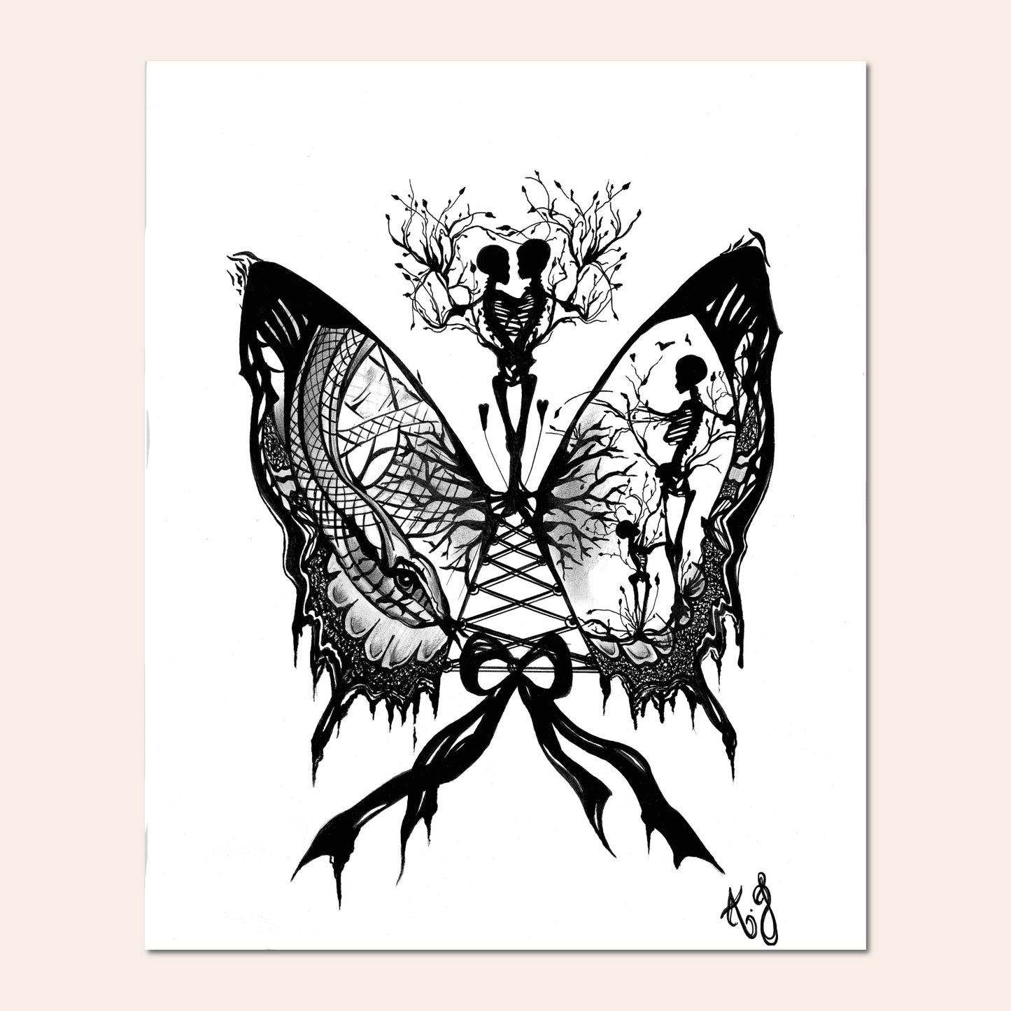 Papillon serpent - L'Art Émoi